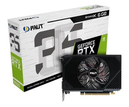 Karta graficzna NVIDIA Palit GeForce  RTX3050 StormX 6GB GDDR6